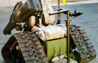 Gun Case And Gun Rest For Track Chair