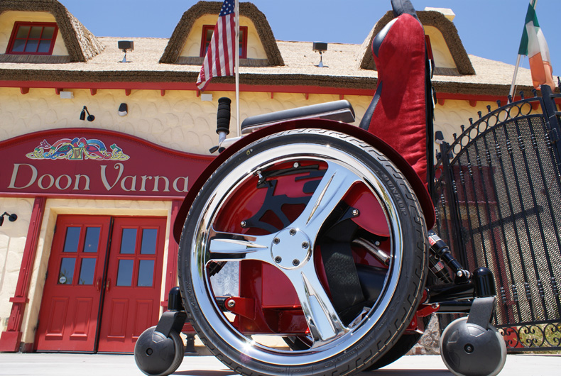 The stylish red speedster